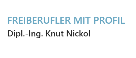 Freiberufler Knut Nickol